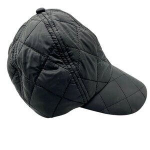 Quilted Nylon Adjustable Cap Soft Polyester Lining One Size Hook & Loop Closure